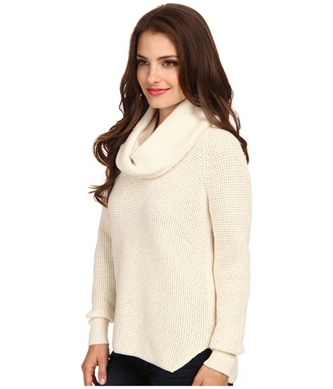 Michael michael kors cowl neck sweater cream 